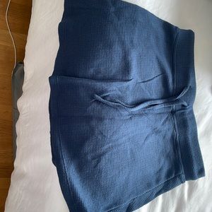 Navy waffle skirt